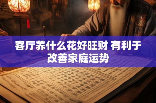 客厅养什么花好旺财 有利于改善家庭运势