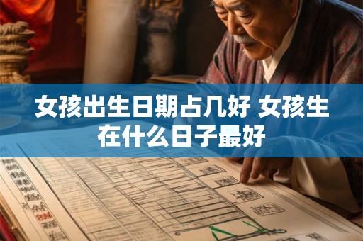 女孩出生日期占几好 女孩生在什么日子最好