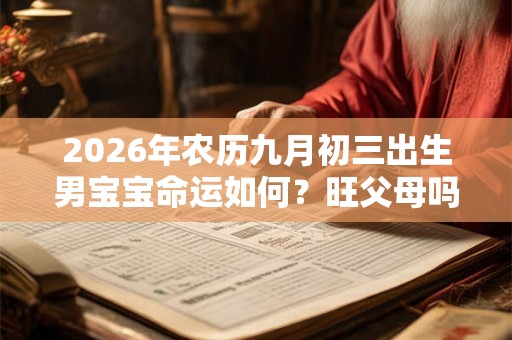 2026年农历九月初三出生男宝宝命运如何？旺父母吗？