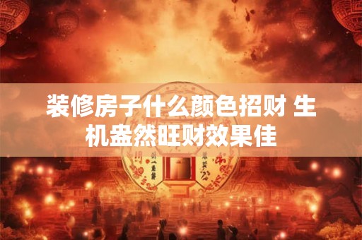 装修房子什么颜色招财 生机盎然旺财效果佳