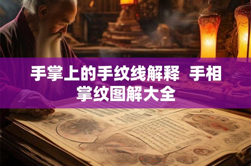手掌上的手纹线解释  手相掌纹图解大全