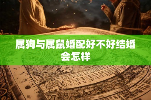 属狗与属鼠婚配好不好结婚会怎样 属狗与属鼠婚配好不好结婚会怎样