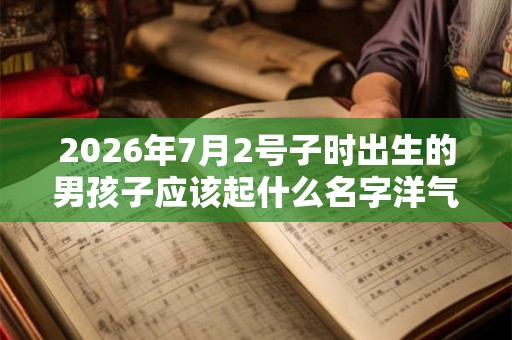 2026年7月2号子时出生的男孩子应该起什么名字洋气