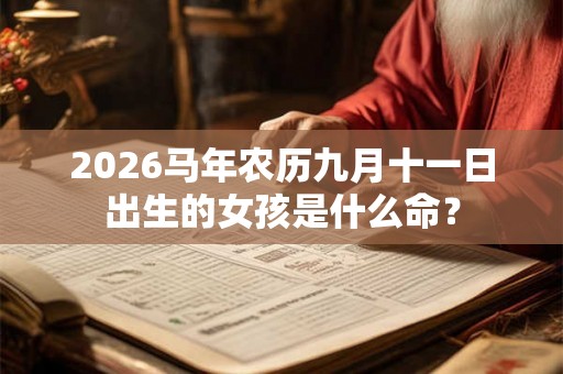 2026马年农历九月十一日出生的女孩是什么命? 2026马年农历九月十一日出生的女孩是什么命?
