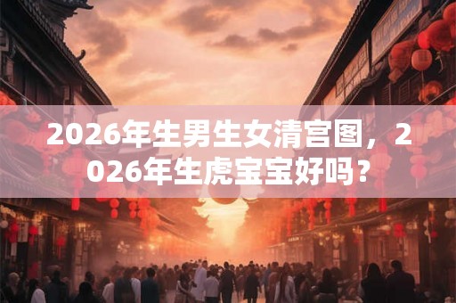 2026年生男生女清宫图，2026年生虎宝宝好吗？