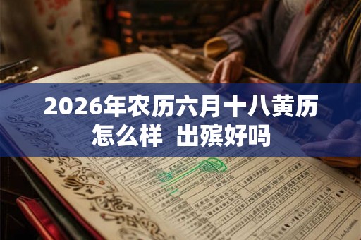 2026年农历六月十八黄历怎么样  出殡好吗