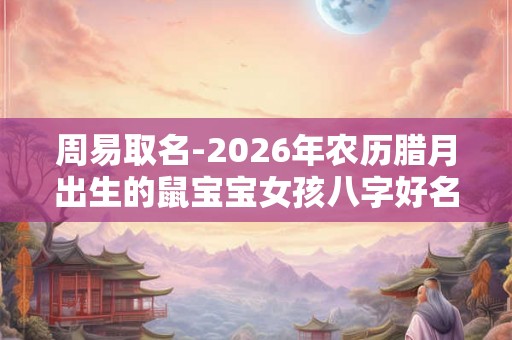 周易取名-2026年农历腊月出生的鼠宝宝女孩八字好名推荐