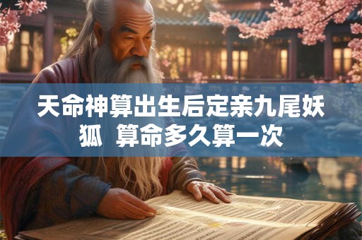 天命神算出生后定亲九尾妖狐  算命多久算一次