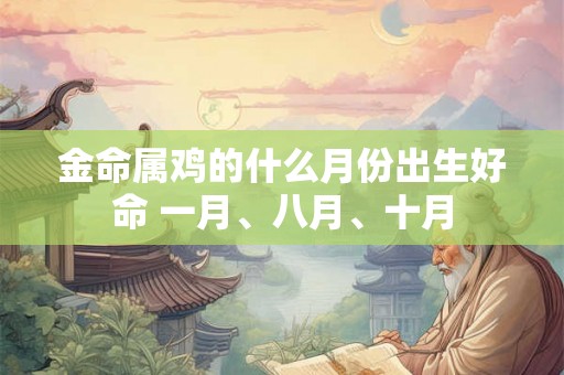 金命属鸡的什么月份出生好命 一月、八月、十月
