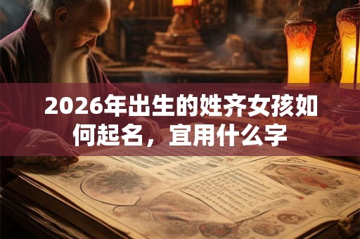 2026年出生的姓齐女孩如何起名,宜用什么字 2026年出生的姓齐女孩如何起名,宜用什么字