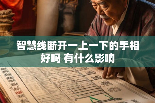 智慧线断开一上一下的手相好吗 有什么影响 智慧线断开一上一下的手相好吗 有什么影响
