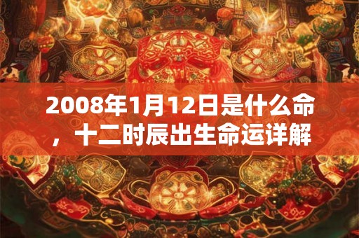 2008年1月12日是什么命,十二时辰出生命运详解 2008年1月12日是什么命,十二时辰出生命运详解