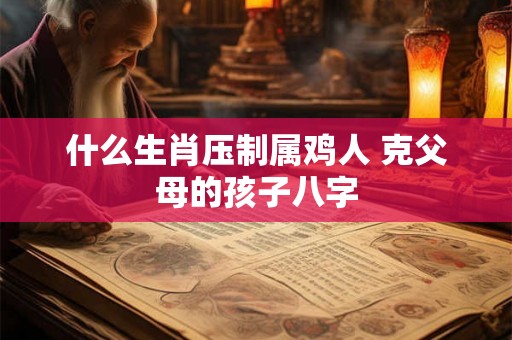 什么生肖压制属鸡人 克父母的孩子八字