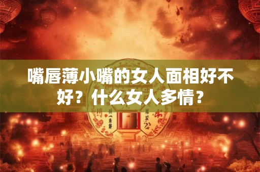 嘴唇薄小嘴的女人面相好不好？什么女人多情？