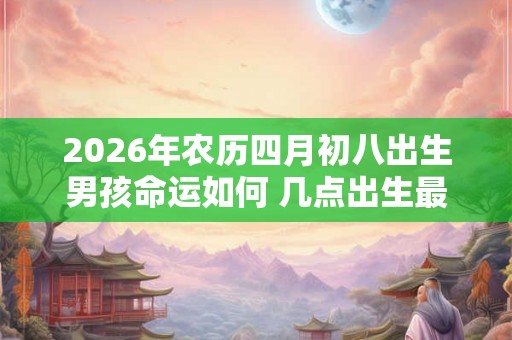2026年农历四月初八出生男孩命运如何 几点出生最好命