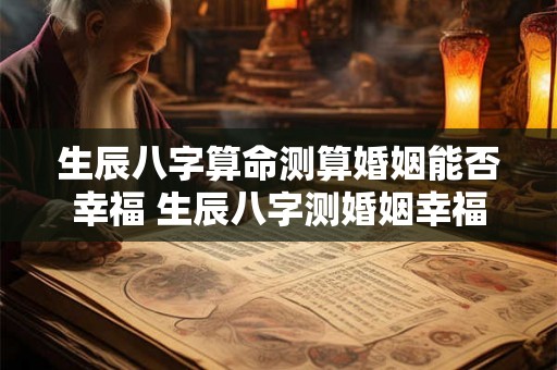 生辰八字算命测算婚姻能否幸福 生辰八字测婚姻幸福