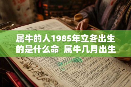 属牛的人1985年立冬出生的是什么命  属牛几月出生命苦