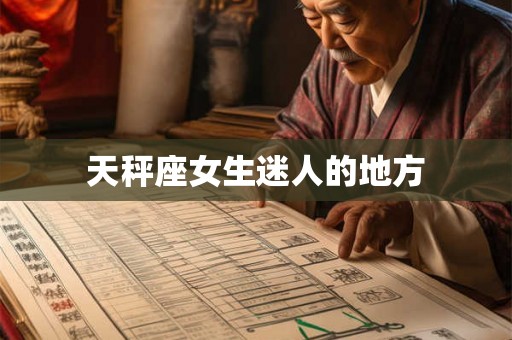 天秤座女生迷人的地方
