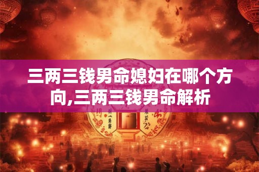 三两三钱男命媳妇在哪个方向,三两三钱男命解析