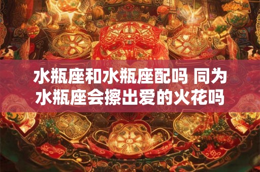 水瓶座和水瓶座配吗 同为水瓶座会擦出爱的火花吗
