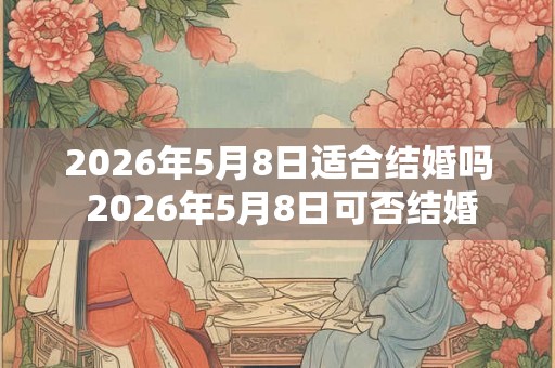 2026年5月8日适合结婚吗 2026年5月8日可否结婚 2026年5月8日适合结婚吗 2026年5月8日可否结婚