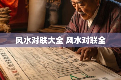 风水对联大全 风水对联全