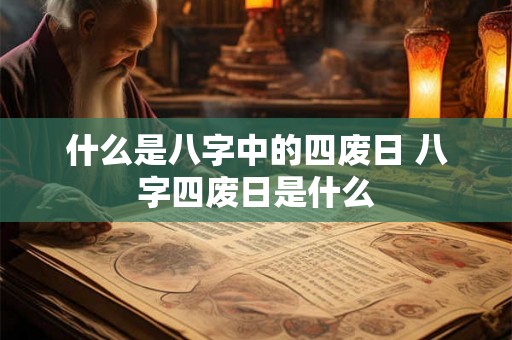 什么是八字中的四废日 八字四废日是什么