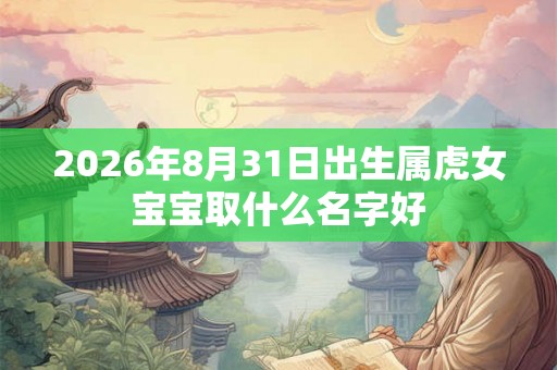 2026年8月31日出生属虎女宝宝取什么名字好 2026年8月31日出生属虎女宝宝取什么名字好