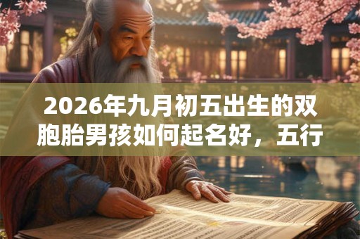 2026年九月初五出生的双胞胎男孩如何起名好,五行属什么 2026年九月初五出生的双胞胎男孩如何起名好,五行属什么