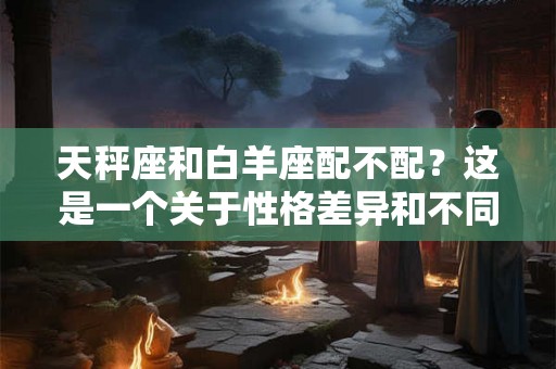 天秤座和白羊座配不配？这是一个关于性格差异和不同人生价值观的故事
