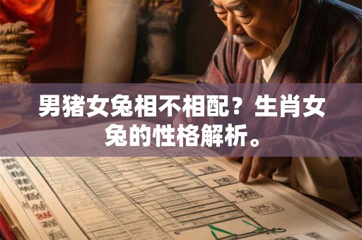 男猪女兔相不相配？生肖女兔的性格解析。