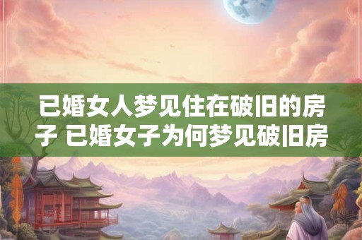已婚女人梦见住在破旧的房子 已婚女子为何梦见破旧房