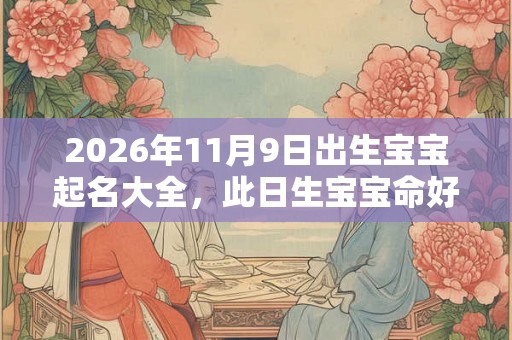 2026年11月9日出生宝宝起名大全,此日生宝宝命好吗? 2026年11月9日出生宝宝起名大全,此日生宝宝命好吗?