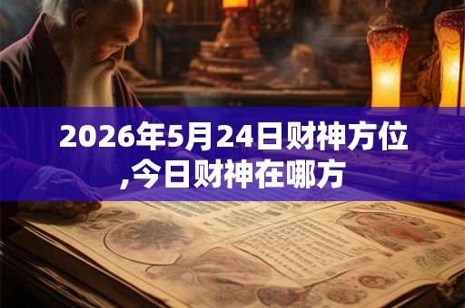 2026年5月24日财神方位,今日财神在哪方 2026年5月24日财神方位,今日财神在哪方