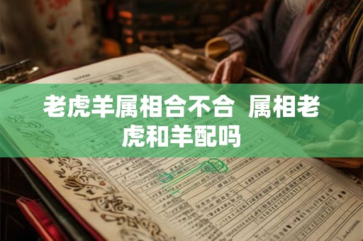 老虎羊属相合不合  属相老虎和羊配吗