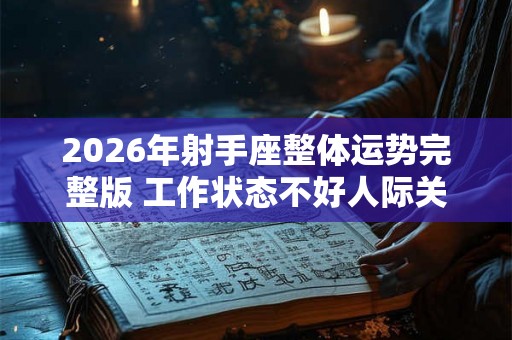 2026年射手座整体运势完整版 工作状态不好人际关系紧张 2026年射手座整体运势完整版 工作状态不好人际关系紧张
