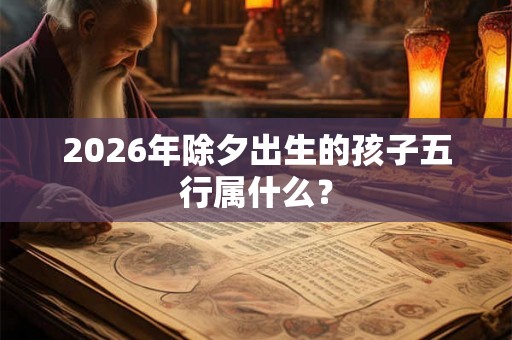 2026年除夕出生的孩子五行属什么？