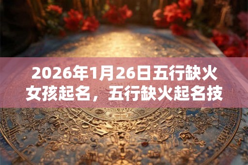 2026年1月26日五行缺火女孩起名，五行缺火起名技巧