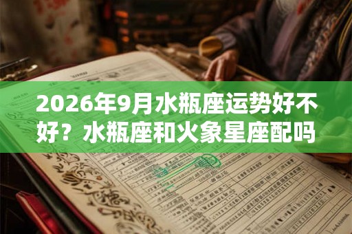 2026年9月水瓶座运势好不好？水瓶座和火象星座配吗？