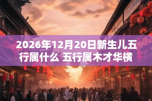 2026年12月20日新生儿五行属什么 五行属木才华横溢 2026年12月20日新生儿五行属什么 五行属木才华横溢