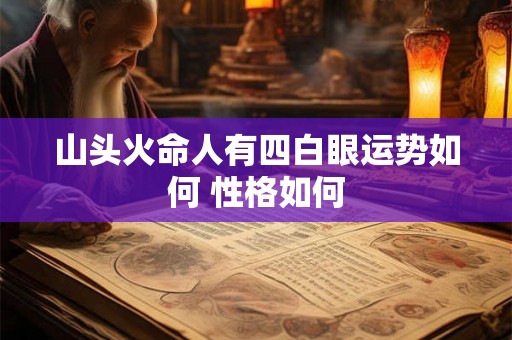 山头火命人有四白眼运势如何 性格如何