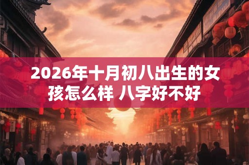 2026年十月初八出生的女孩怎么样 八字好不好 2026年十月初八出生的女孩怎么样 八字好不好