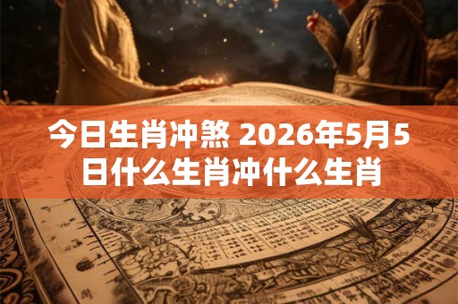 今日生肖冲煞 2026年5月5日什么生肖冲什么生肖