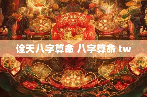 诠天八字算命 八字算命 tw 诠天八字算命 八字算命 tw
