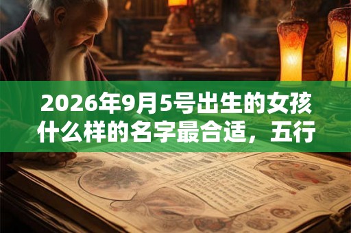 2026年9月5号出生的女孩什么样的名字最合适,五行属什么 2026年9月5号出生的女孩什么样的名字最合适,五行属什么