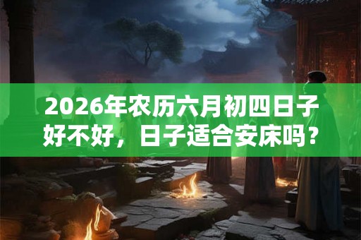 2026年农历六月初四日子好不好，日子适合安床吗？