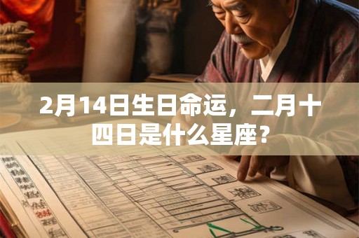 2月14日生日命运，二月十四日是什么星座？