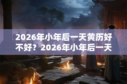 2026年小年后一天黄历好不好？2026年小年后一天时辰吉凶？