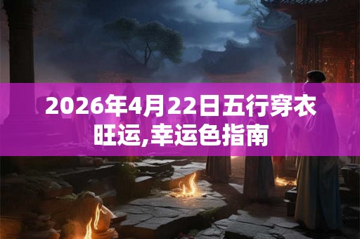 2026年4月22日五行穿衣旺运,幸运色指南