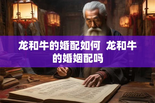 龙和牛的婚配如何  龙和牛的婚姻配吗